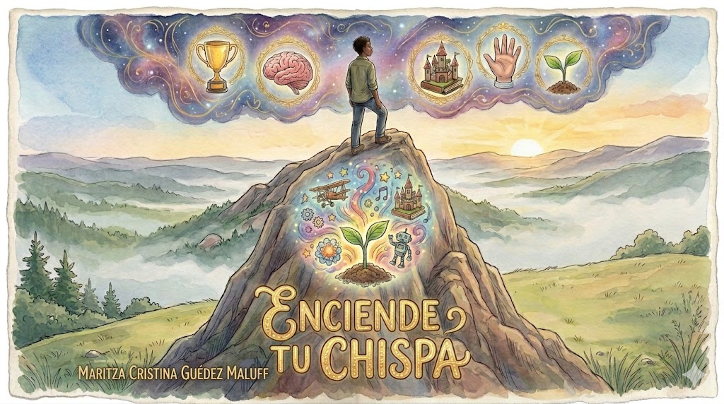 Enciende Tu Chispa - Portada del libro de Maritza Cristina Guédez Maluff